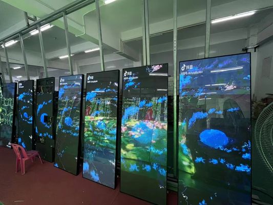 อลูมิเนียมเหล็กเหล็กเหล็ก สกรีนโปสเตอร์ LED 960*1920 สกรีน LED P2.5 ในบ้าน 3840hz IP56