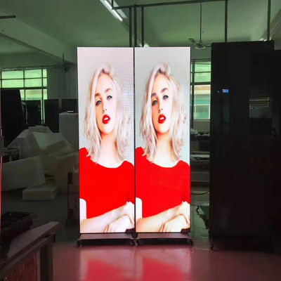 P2.5 โครงการเหล็ก LED โปสเตอร์จอจอฉลาด LED 640*1600 3840hz ภายใน