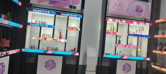 300 * 60 มม P1.25 LED โครงจอชั้นร้าน COB GOB อลูมิเนียม Thin WiFi LED Screen