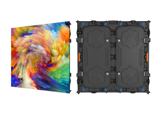 960*960 อลูมิเนียมแอลูมิเนียมกระเป๋า P4 หน้าต่าง LED นอก 3840Hz หน้าจอ LED กันน้ํา