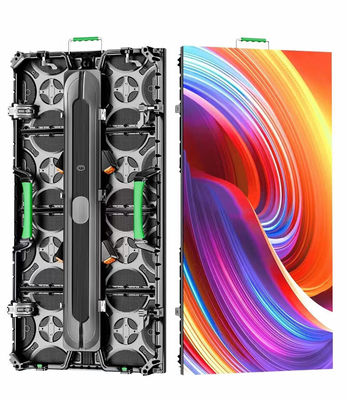 P3.91 ภายนอก 500 * 1000 LED Screen Curve Linking Curve Lock การบํารุงรักษาด้านหน้าแม่เหล็ก 3840Hz 220v 110v