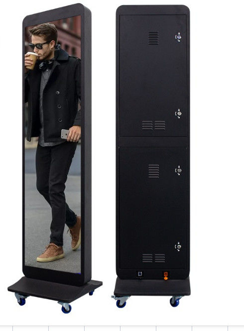 1500 มม โปสเตอร์ควบคุม Wifi จอ นำ อลูมิเนียม 960 * 1920 P2.5 นอก 1920hz