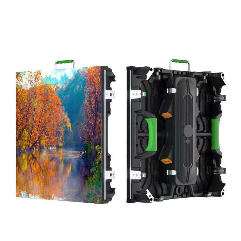 1920hz Outdoor LED Screen P2.976 500*500 การเชื่อมโยงโค้ง การติดตั้งด้านหน้า