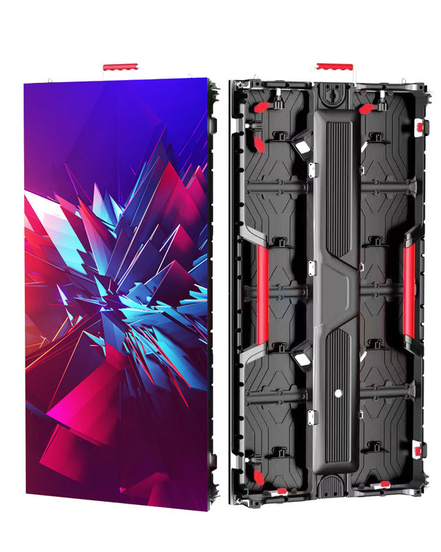 500*1000mm P3.91 อลูมิเนียมกลางแจ้ง 3840Hz LED Screen เช่า LED Display Stage LED Panel